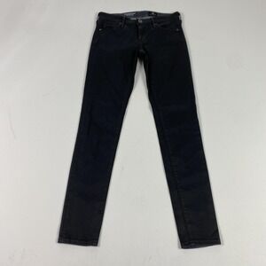 AG Adriano Goldschmied Jeans Womens 25R Black Legging Ankle Skinny Made in USA